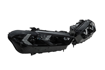 Front Headlights Facelift Black Shadow Line (bumper replacement required) for BMW X5 G05 2019- - image 2