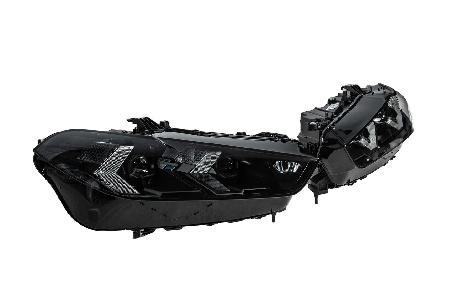 Front Headlights Facelift Black Shadow Line (bumper replacement required) for BMW X5 G05 2019- - image 2