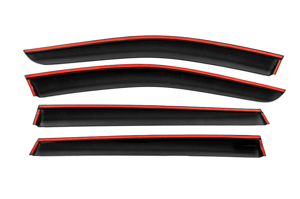 Window Deflectors with Chrome Trim Niken Luxury (4 pcs) for Volkswagen ID.6 2021- - image 7