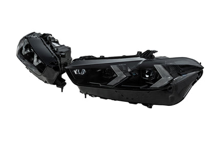 Front Headlights Facelift Black Shadow Line (bumper replacement required) for BMW X5 G05 2019–2026 - image 3