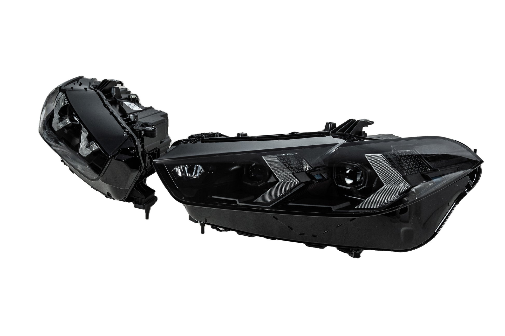 Front Headlights Facelift Black Shadow Line (bumper replacement required) for BMW X5 G05 2019- - image 3