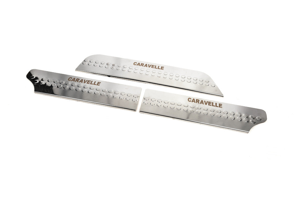Linings on inner thresholds type-4 (steel) for Volkswagen T4 Caravelle/Multivan - image 1