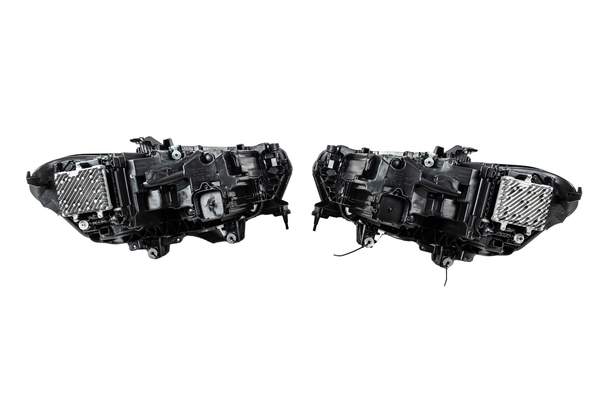 Front Headlights Facelift Black Shadow Line (bumper replacement required) for BMW X5 G05 2019- - image 5