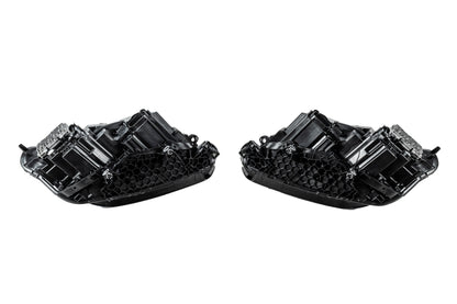 Front Headlights Facelift Black Shadow Line (bumper replacement required) for BMW X5 G05 2019- - image 6