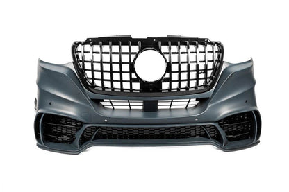 Front bumper with grille V2 (AMG) for Mercedes Sprinter W907/W910 2018↗ - Reelken Auto