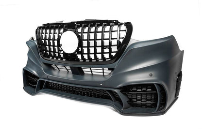 Front bumper with grille V2 (AMG) for Mercedes Sprinter W907/W910 2018↗ - Reelken Auto
