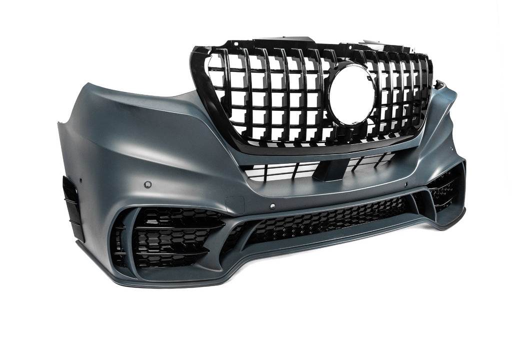 Front bumper with grille V2 (AMG) for Mercedes Sprinter W907/W910 2018↗ - Reelken Auto