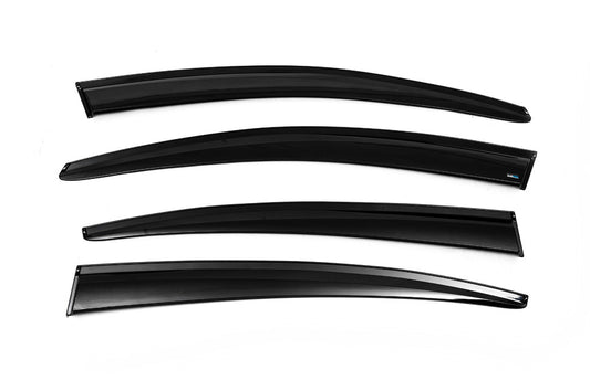 Window Deflectors SD (4pcs, EU, Sunplex Sport) for Volkswagen Passat B7 2012-2015 - image 1
