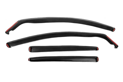 In-channel window deflectors HB/SD (Esa, 4 pcs) for Ford Focus IV 2018- - image 1