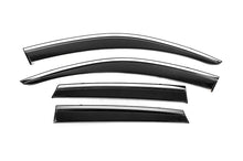 Window Deflectors with Chrome Trim Niken Luxury (4 pcs) for Volkswagen Touareg 2018- - image 1
