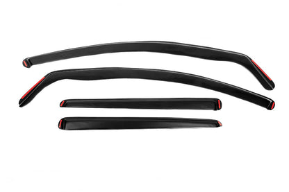 In-channel window deflectors (Esa, 4 pcs) for Nissan Qashqai 2014-2021 - image 1