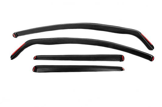 In-channel window deflectors (Esa, 4 pcs) for Nissan Qashqai 2014-2021 - image 1