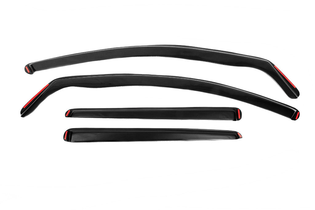 In-channel window deflectors (Esa, 4 pcs) for Nissan Qashqai 2014-2021 - image 1