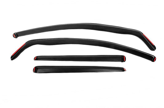 Insert windbreakers (Esa, 4 pcs) for Nissan Qashqai 2014-2021 - Reelken Auto