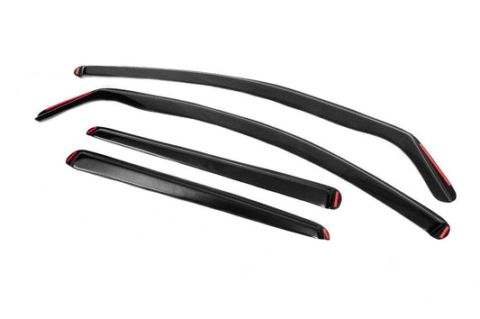 Insert windbreakers (Esa, 4 pcs) for Nissan Qashqai 2014-2021 - Reelken Auto