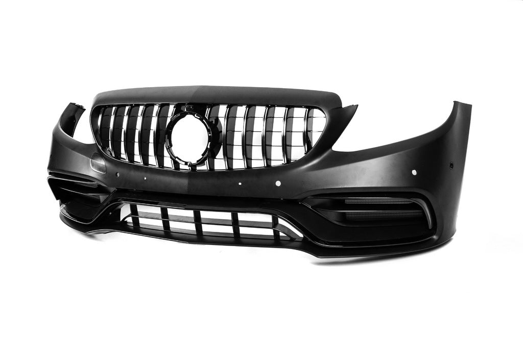Body kit with diffuser (AMG C63-design 2018-2021) for Mercedes C-сlass W205 2014-2021 - image 10