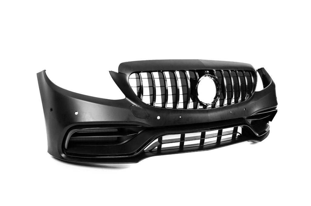 Body kit with diffuser (AMG C63-designs 2018-2021) for Mercedes C-class W205 2014-2021 - Reelken Auto