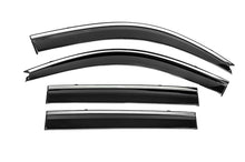Window Deflectors with Chrome Trim Niken Luxury (4 pcs) for Lexus GX470 2002-2009 - image 1
