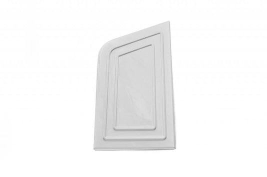 Cover on the hatch of the gas tank without OmsaLine logo (stainless steel) for Volkswagen T5 2010-2015 - Reelken Auto