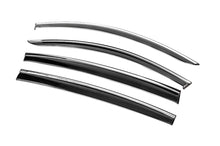 Window Deflectors with Chrome Trim Niken Luxury (4 pcs) for Dacia Sandero 2013-2020 - image 2