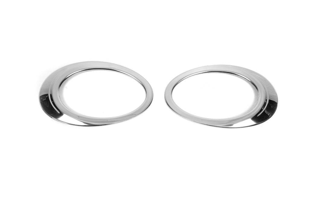 Fringing fog lights 2008-2011 (2 pcs, stainless steel) for Renault Megane III 2009-2016 - Reelken Auto