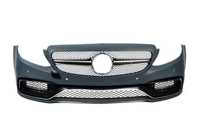 Front bumper assembly (AMG C63-design 2014-2018) for Mercedes C-сlass W205 2014-2021 - image 2