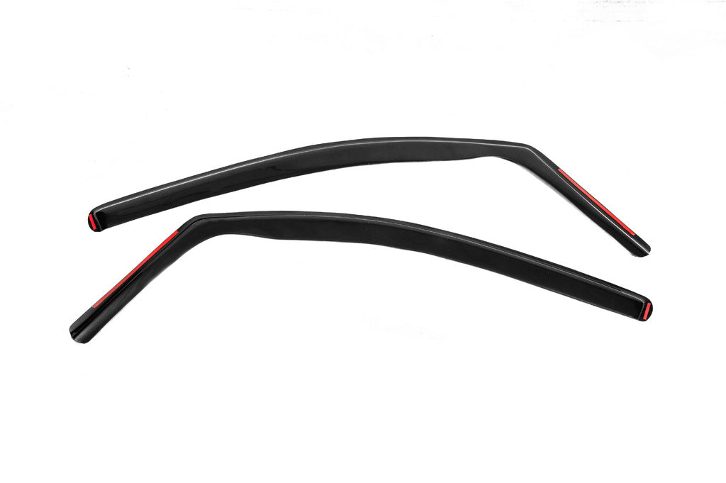 In-channel window deflectors (Esa, 2 pcs) for Volkswagen Caddy 2004-2010 - image 1