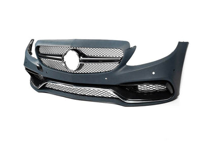 Body kit with full rear bumper (AMG C63-designs 2014-2018) for Mercedes C-class W205 2014-2021 - Reelken Auto