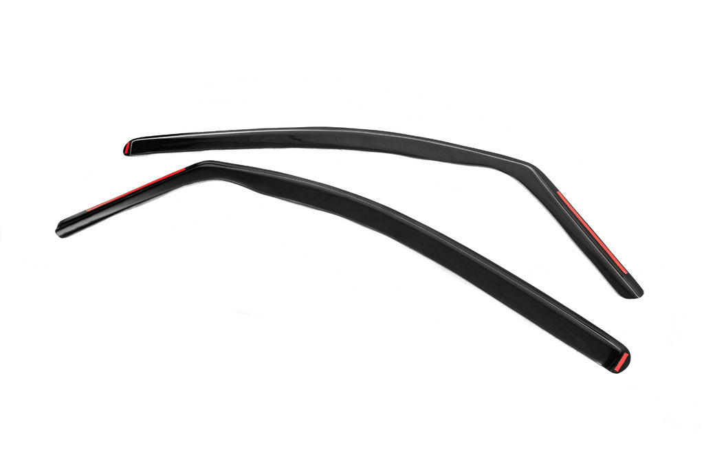 In-channel window deflectors (Esa, 2 pcs) for Volkswagen Caddy 2010-2015 - image 2