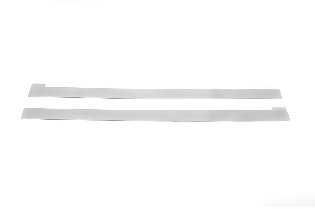 Mouldings for sliding door (2 pcs, stainless steel) for Volkswagen Caddy 2004-2010 - image 4