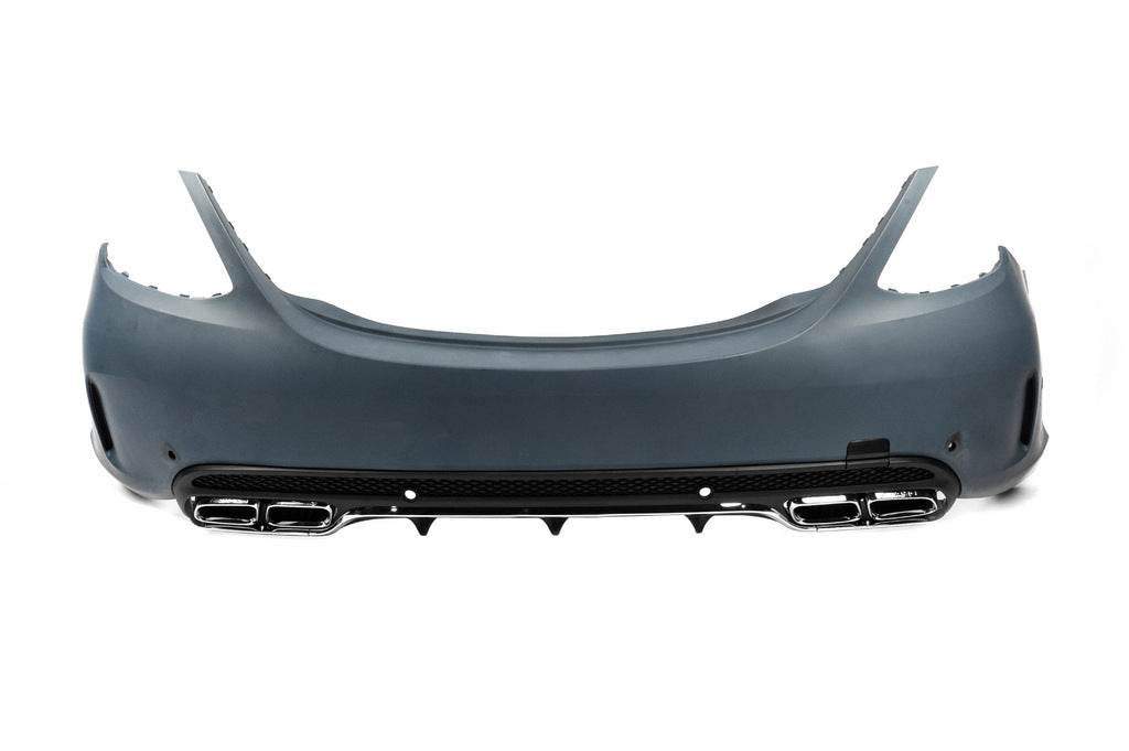 Body kit with full rear bumper (AMG C63-designs 2014-2018) for Mercedes C-class W205 2014-2021 - Reelken Auto