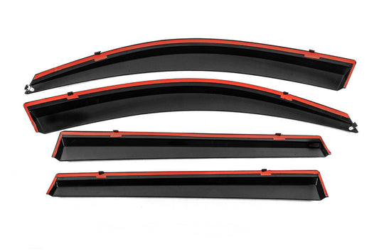 In-channel window deflectors (Esa, 4 pcs) for Volkswagen Tiguan 2016-2023 - image 1