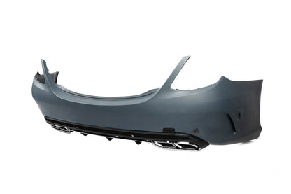 Body kit with full rear bumper (AMG C63-designs 2014-2018) for Mercedes C-сlass W205 2014-2021 - image 10