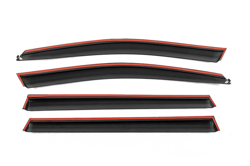 Window Deflectors with Chrome Trim Niken Luxury (SW, 4 pcs) for Skoda Octavia III A7 2013-2019 - image 6