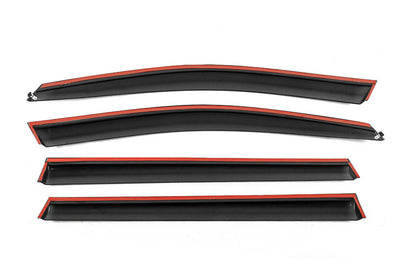 Window Deflectors with Chrome Trim Niken Luxury (SW, 4 pcs) for Skoda Octavia III A7 2013-2019 - image 6