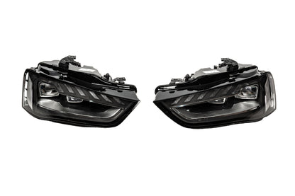 Front Headlights FullLed (2012-2015, Halogen to LED, 2 pcs) for Audi A4 B8 2007-2015 - image 1