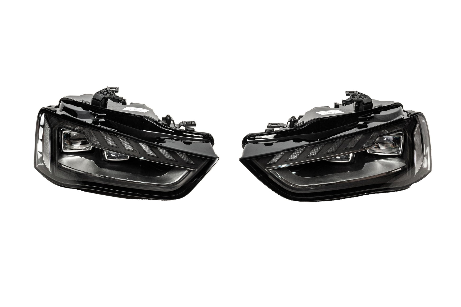 Front Headlights FullLed (2012-2015, Halogen to LED, 2 pcs) for Audi A4 B8 2007-2015 - image 1