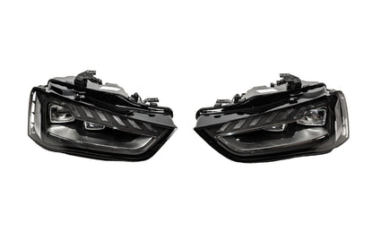 Front Headlights FullLed (2012-2015, Halogen to LED, 2 pcs) for Audi A4 B8 2007-2015 - image 1