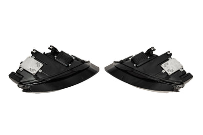 Front Headlights FullLed (2012-2015, Halogen to LED, 2 pcs) for Audi A4 B8 2007-2015 - image 5