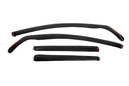 In-Channel Window Deflectors HB (Esa, 4 pcs) for Volkswagen Golf 6 2008-2014 - image 1