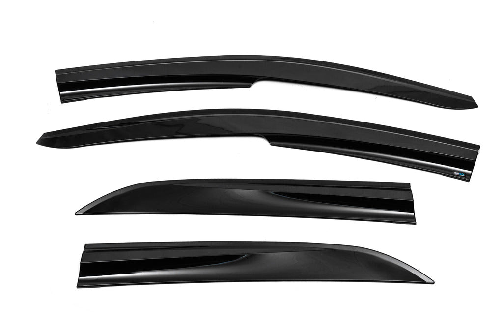Window Deflectors (4 pcs, Sunplex Sport) for Toyota Corolla 2007-2013 - image 2