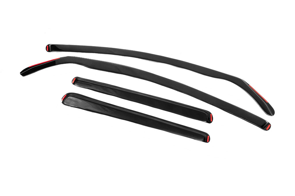 In-Channel Window Deflectors HB (Esa, 4 pcs) for Volkswagen Golf 6 2008-2014 - image 2