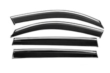 Window Deflectors with Chrome Trim Niken Luxury (4 pcs) for Skoda Kodiaq 2016-2023 - image 1