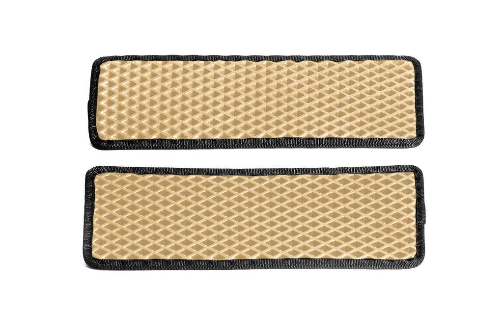 Doormats (2 pcs., EVA, Beige) for Renault Master 2011-2023 - Reelken Auto