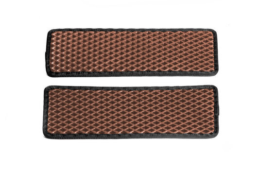 EVA Door Sill Mats (2 pcs, Brown) for Opel Movano 2010-2021 - image 1