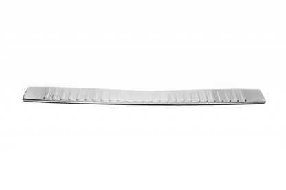 Cover on the rear bumper with a bend (Carmos V2, stainless steel) for Mercedes Vito W639 2004-2014 - Reelken Auto