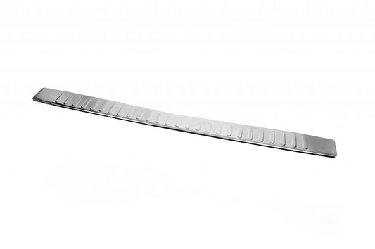 Rear bumper protector with lip (Carmos V2, stainless steel) for Mercedes Vito W639 2004-2014 - image 2