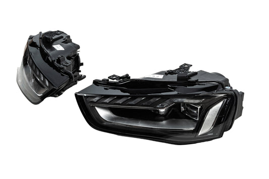 Front Full LED Headlights (2012-2015, Xenon to LED, 2 pcs) for Audi A4 B8 2007-2015 - image 2