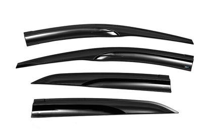 Window Deflectors (4 pcs, Sunplex Sport) for Toyota Corolla 2013-2019 - image 4