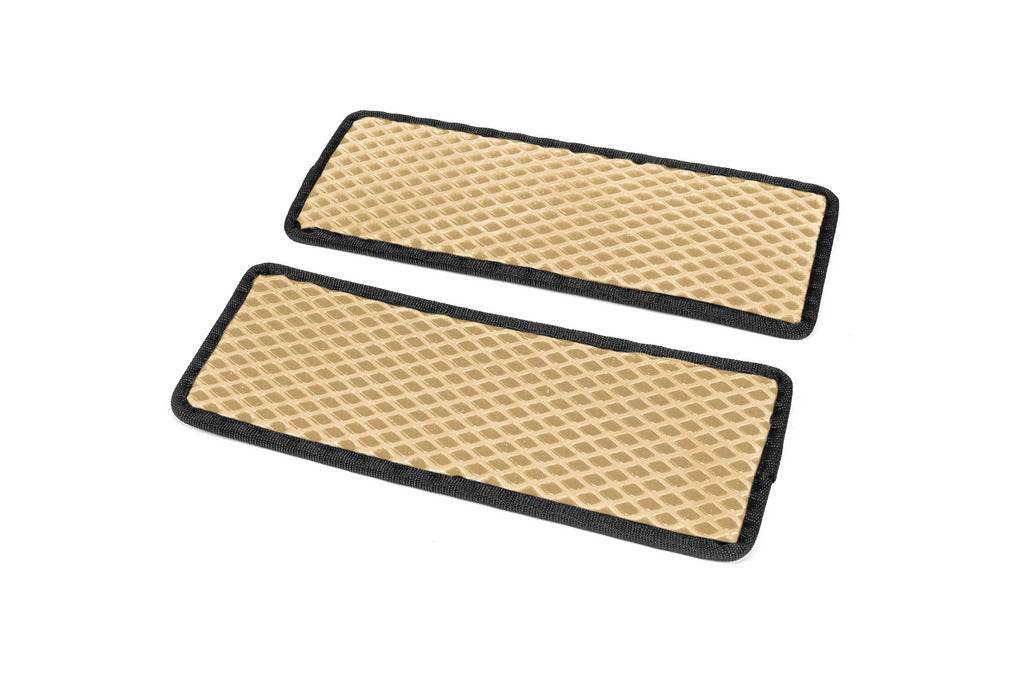 Doormats (2 pcs., EVA, Beige) for Renault Master 2011-2023 - Reelken Auto